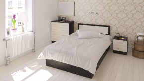 Фиеста Кровать 1200, цвет венге/дуб лоредо, ШхГхВ 123,5х203,5х80 см., сп.м. 1200х2000 мм., без матраса, основание есть в Каменске-Уральском - kamensk-uralskiy.mebel24.online | фото 5