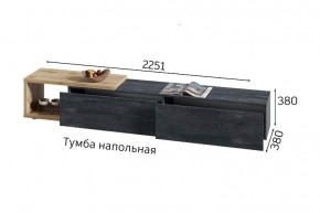 ХЛОЯ Гостиная (Дуб Вотан/Обсидиан) модульная в Каменске-Уральском - kamensk-uralskiy.mebel24.online | фото 9