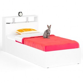 Камелия Кровать 0900, цвет белый, ШхГхВ 93,5х217х78,2 см., сп.м. 900х2000 мм., без матраса, основание есть в Каменске-Уральском - kamensk-uralskiy.mebel24.online | фото 1