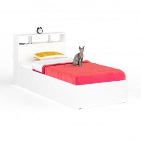 Камелия Кровать 0900, цвет белый, ШхГхВ 93,5х217х78,2 см., сп.м. 900х2000 мм., без матраса, основание есть в Каменске-Уральском - kamensk-uralskiy.mebel24.online | фото 2