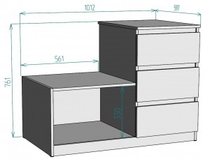 Комод Мальта K207 в Каменске-Уральском - kamensk-uralskiy.mebel24.online | фото 2