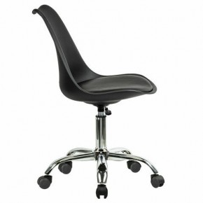 Кресло стул BRABIX "Eames MG-310 CH", хром, пластик черный, экокожа черная, 532925 в Каменске-Уральском - kamensk-uralskiy.mebel24.online | фото 3