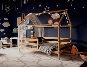Кровать-домик 80*190 без покраски (без ящиков) в Каменске-Уральском - kamensk-uralskiy.mebel24.online | фото