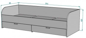 Кровать Ольга L54 (800*2000) в Каменске-Уральском - kamensk-uralskiy.mebel24.online | фото 2