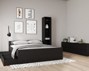 Кровать ОРИОН двухспальная с ортопедическим основанием 160х200, цвет Дуб Венге в Каменске-Уральском - kamensk-uralskiy.mebel24.online | фото 3