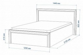 Кровать полутораспальная Нобиле Кр-120 в Каменске-Уральском - kamensk-uralskiy.mebel24.online | фото 3