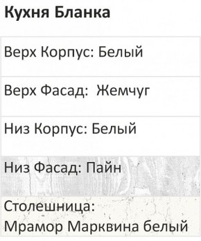 Кухонный гарнитур Бланка 2800 (Стол. 38мм) в Каменске-Уральском - kamensk-uralskiy.mebel24.online | фото 3