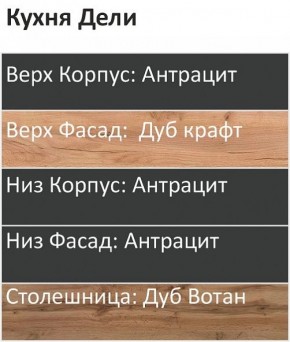 Кухонный гарнитур Дели 1200 (Стол. 38мм) в Каменске-Уральском - kamensk-uralskiy.mebel24.online | фото 3