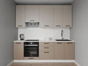 Кухонный гарнитур Каппучино 2400 h950 (Стол. 26мм) в Каменске-Уральском - kamensk-uralskiy.mebel24.online | фото