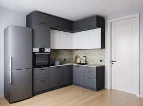 Кухонный гарнитур Меренга 2200*1700 (Стол. 38мм) в Каменске-Уральском - kamensk-uralskiy.mebel24.online | фото