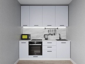 Кухонный гарнитур Смоки 2200 h950 (Стол. 26мм) в Каменске-Уральском - kamensk-uralskiy.mebel24.online | фото
