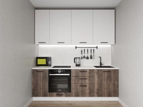 Кухонный гарнитур Старое Дерево 2200 h950 (Стол. 38мм) в Каменске-Уральском - kamensk-uralskiy.mebel24.online | фото