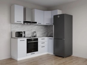 Кухонный гарнитур угловой Смоки 2200*1000 (Стол. 26мм) в Каменске-Уральском - kamensk-uralskiy.mebel24.online | фото