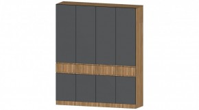 ЛЕНОРА Шкаф 4х створчатый (графит) в Каменске-Уральском - kamensk-uralskiy.mebel24.online | фото