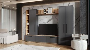 ЛЕВАНТЕ Гостиная (дуб вотан/графит) в Каменске-Уральском - kamensk-uralskiy.mebel24.online | фото