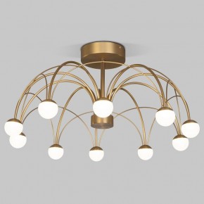 Люстра на штанге Eurosvet Ragno 90031/10 LED золото в Каменске-Уральском - kamensk-uralskiy.mebel24.online | фото