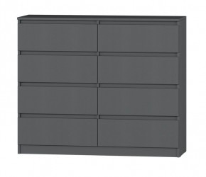 МС "Хилтон" Комод №3 1200 (8 ящ.) графит в Каменске-Уральском - kamensk-uralskiy.mebel24.online | фото 2