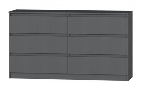 МС "Хилтон" Комод №5 1400 (6 ящ.) графит в Каменске-Уральском - kamensk-uralskiy.mebel24.online | фото 2