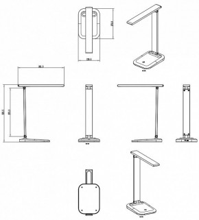 Настольная лампа офисная Arte Lamp London A5124LT-1BK в Каменске-Уральском - kamensk-uralskiy.mebel24.online | фото 2