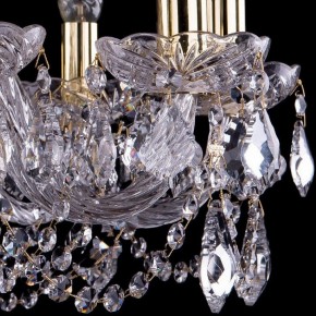 Подвесная люстра Bohemia Ivele Crystal 1402 1402/10/240/G/Leafs в Каменске-Уральском - kamensk-uralskiy.mebel24.online | фото 3