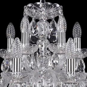 Подвесная люстра Bohemia Ivele Crystal 1402 1402/12+6/240/Ni в Каменске-Уральском - kamensk-uralskiy.mebel24.online | фото 4