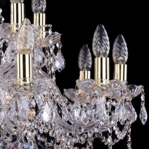Подвесная люстра Bohemia Ivele Crystal 1411 1411/10+5/240/G/Leafs в Каменске-Уральском - kamensk-uralskiy.mebel24.online | фото 2