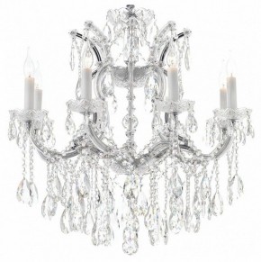 Подвесная люстра iLamp Diamond 6071-8 CR+CL в Каменске-Уральском - kamensk-uralskiy.mebel24.online | фото