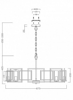 Подвесная люстра Maytoni Bowi H009PL-08G в Каменске-Уральском - kamensk-uralskiy.mebel24.online | фото 4