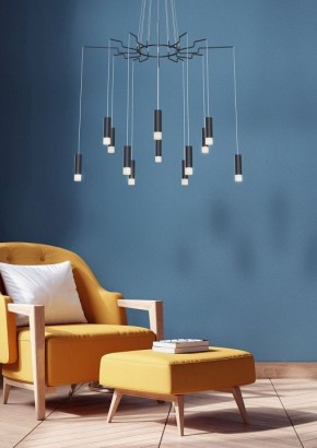 Подвесная люстра Maytoni Davida MOD035PL-12B в Каменске-Уральском - kamensk-uralskiy.mebel24.online | фото 4