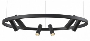 Подвесная люстра Maytoni Halo MOD102PL-L42BK в Каменске-Уральском - kamensk-uralskiy.mebel24.online | фото