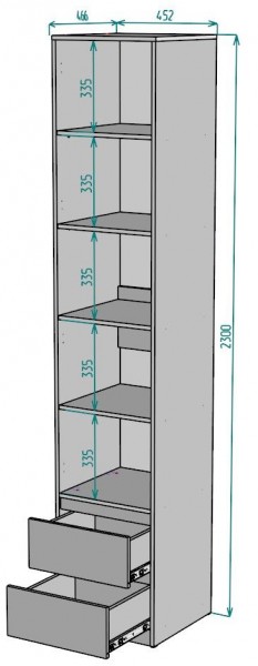 Шкаф Мальта H166 в Каменске-Уральском - kamensk-uralskiy.mebel24.online | фото 2