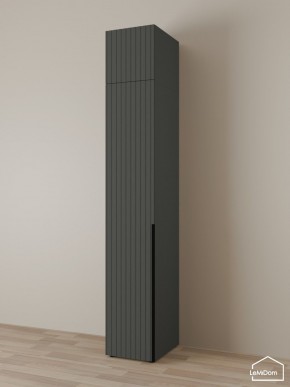 Шкаф с антресолью Linnea MHR-1A-2 2450х400х510 (Графит-М 11.1.25) в Каменске-Уральском - kamensk-uralskiy.mebel24.online | фото 1