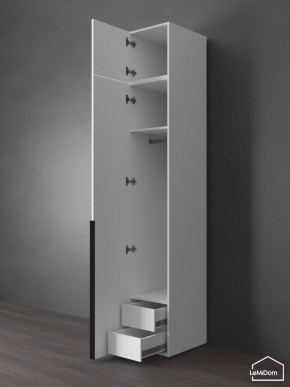 Шкаф с антресолью Linnea MHR-1A-3 2450х400х510 (Белый-М 11.1.2) в Каменске-Уральском - kamensk-uralskiy.mebel24.online | фото 6