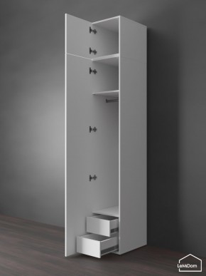 Шкаф с антресолью Linnea MHR-1POA-3 2450х400х510 (Белый-М 11.1.2) в Каменске-Уральском - kamensk-uralskiy.mebel24.online | фото 6