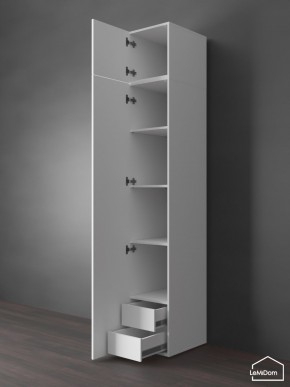 Шкаф с антресолью Linnea MHR-1POA-4 2450х400х510 (Белый-М 11.1.1) в Каменске-Уральском - kamensk-uralskiy.mebel24.online | фото 5