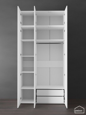 Шкаф с антресолью Linnea MHR-3POA-2 2450х1200х510 (Белый-М 11.1.2) в Каменске-Уральском - kamensk-uralskiy.mebel24.online | фото 6