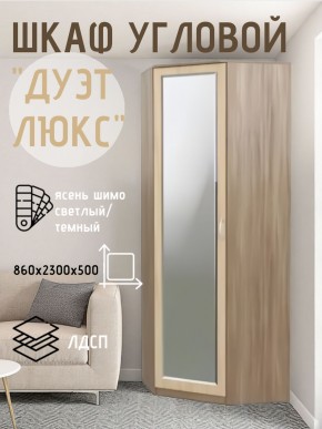 Шкаф угловой Дуэт Люкс с зеркалом в Каменске-Уральском - kamensk-uralskiy.mebel24.online | фото 3