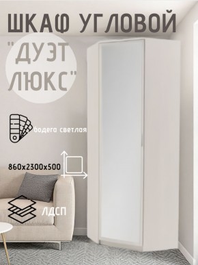 Шкаф угловой Дуэт Люкс с зеркалом в Каменске-Уральском - kamensk-uralskiy.mebel24.online | фото 6
