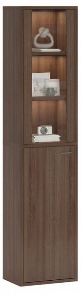 Шкаф-витрина Домино СУ(ш1в2)+1ФГ+1ФС в Каменске-Уральском - kamensk-uralskiy.mebel24.online | фото 2