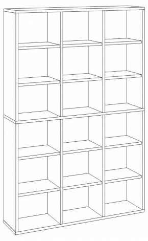 Шкаф-витрина Домино СУ(ш3в2)+3ФГ+3ФС в Каменске-Уральском - kamensk-uralskiy.mebel24.online | фото 3