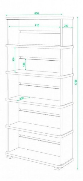 Стеллаж СБ-25/5 в Каменске-Уральском - kamensk-uralskiy.mebel24.online | фото 2