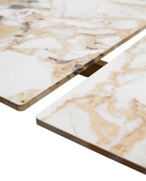 Стол ACERRA NEW 160 GLOSS GRAND JADE SOLID CERAMIC/ каркас цвета шампань, ®DISAUR в Каменске-Уральском - kamensk-uralskiy.mebel24.online | фото 8