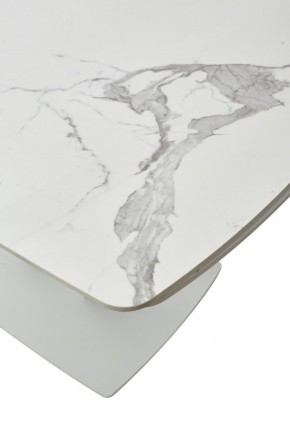 Стол ALATRI 120 GLOSS STATUARIO WHITE SOLID CERAMIC / WHITE, ®DISAUR в Каменске-Уральском - kamensk-uralskiy.mebel24.online | фото 10