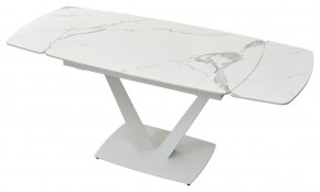 Стол ALATRI 120 GLOSS STATUARIO WHITE SOLID CERAMIC / WHITE, ®DISAUR в Каменске-Уральском - kamensk-uralskiy.mebel24.online | фото 6