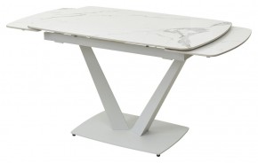 Стол ALATRI 120 GLOSS STATUARIO WHITE SOLID CERAMIC / WHITE, ®DISAUR в Каменске-Уральском - kamensk-uralskiy.mebel24.online | фото 8