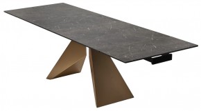 Стол ALES 180 BLACK GRAVE SOLID CERAMIC, керамика / бронзовый, ®DISAUR в Каменске-Уральском - kamensk-uralskiy.mebel24.online | фото 7