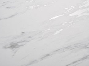 Стол BELLUNO 160 MARBLES KL-99 Белый мрамор матовый, итальянская керамика/ белый каркас, ®DISAUR в Каменске-Уральском - kamensk-uralskiy.mebel24.online | фото 3