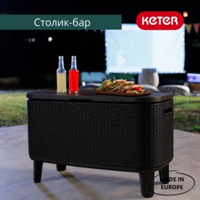 Стол Беви Бар (Bevy Bar Large Cool Bar), графит в Каменске-Уральском - kamensk-uralskiy.mebel24.online | фото 4