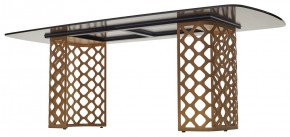 Стол CHIAVARI 220 KL-188 Контрастный мрамор матовый, итальянская керамика / Шампань, ®DISAUR в Каменске-Уральском - kamensk-uralskiy.mebel24.online | фото 5