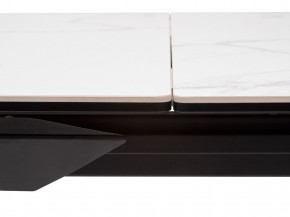 Стол CREMONA 140 MATTE STATUARIO Белый мрамор матовый, керамика/ черный каркас, ®DISAUR в Каменске-Уральском - kamensk-uralskiy.mebel24.online | фото 4